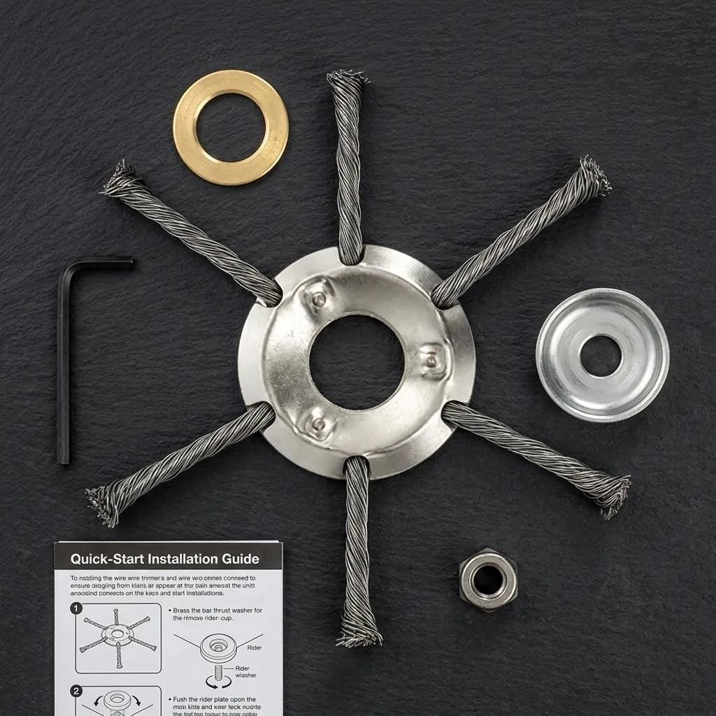IronCut complete unboxing manifest and universal installation hardware